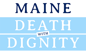 Maine Death with Dignity - Inverse Logo